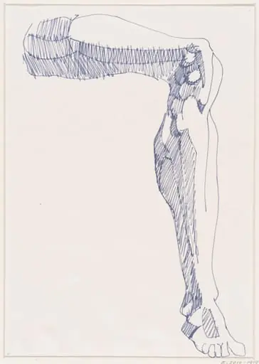 Leg of a man, by Henri Gaudier-Brzeska
