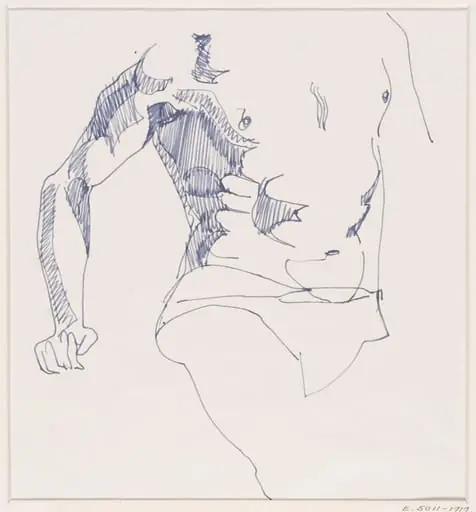 Torso and right arm, by Henri Gaudier-Brzeska
