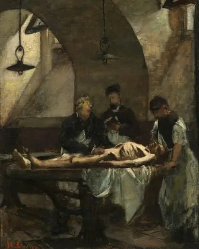 Study for "Autopsy at the Hôtel-Dieu", by Henri Gervex