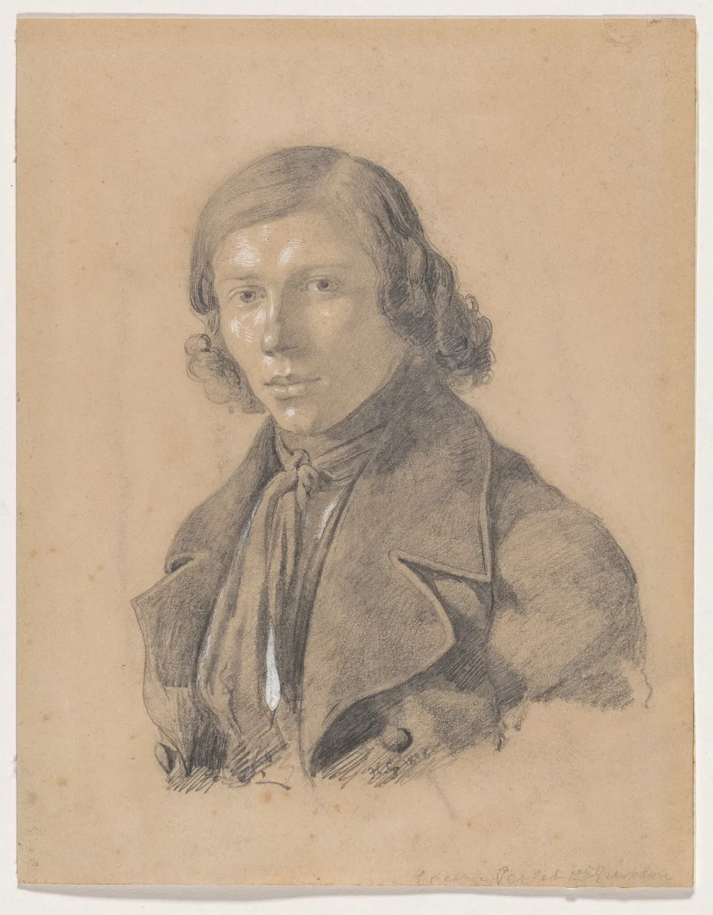 Adrien Perlet, Actor, by Henri Grevedon, gouache, 1838