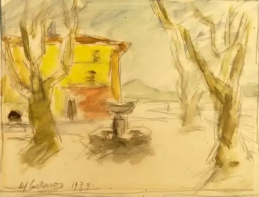 Fântână la Cașin, by Henri H. Catargi