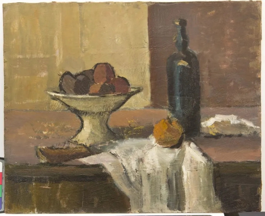 Natură moartă cu fructieră, by Henri H. Catargi, 1944