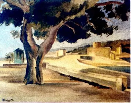 Peisaj, by Henri H. Catargi, 1919