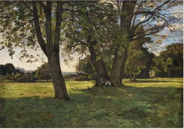 A Country Scene, by Henri Harpignies