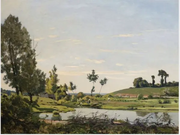 A River Scene, by Henri Harpignies