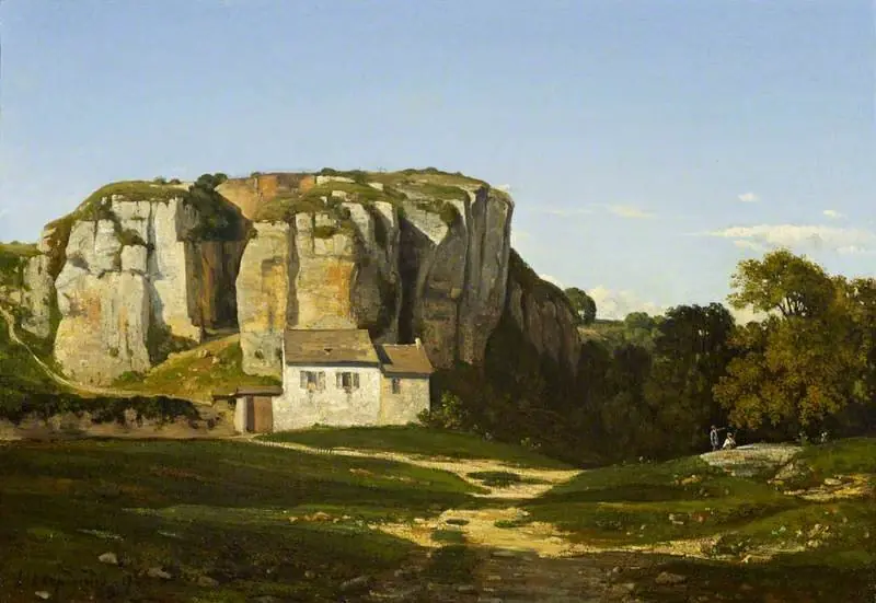 Cliffs Near Cremieu, by Henri Harpignies