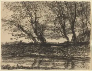 Landscape, by Henri Harpignies