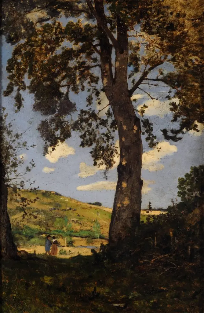 Le gros arbre, by Henri Harpignies