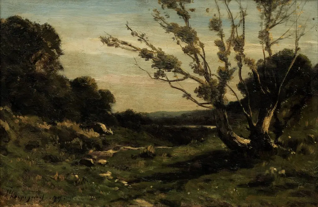 Morning in the Nievre, by Henri Harpignies