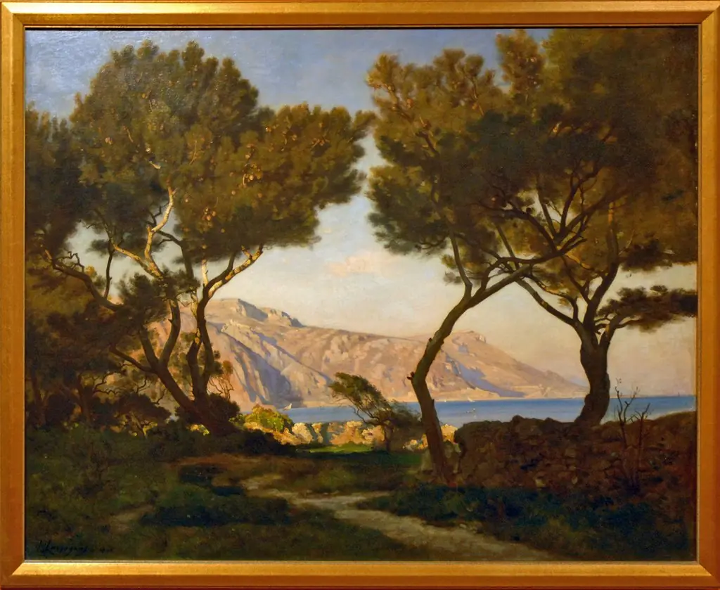 Paysage de la Côte d'Azur, by Henri Harpignies