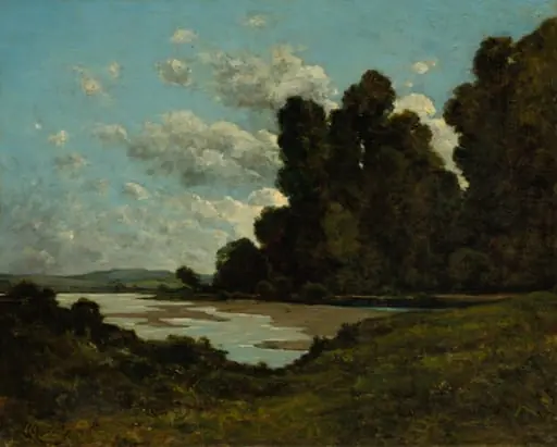 The River Loire at Nevers, by Henri Harpignies