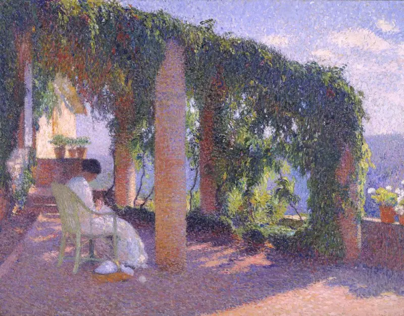 Terrace, by Henri-Jean Guillaume Martin