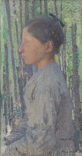 Woman in Profile, by Henri-Jean Guillaume Martin