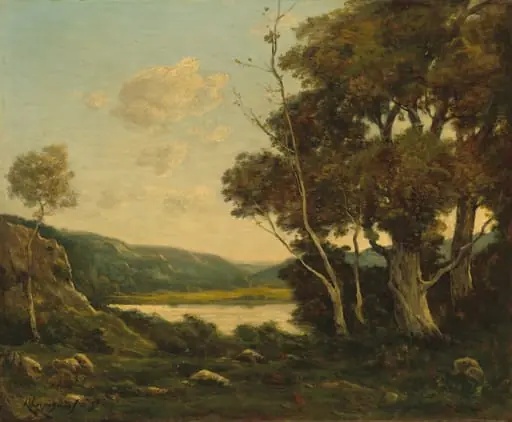 Landscape, by Henri-Joseph Harpignies