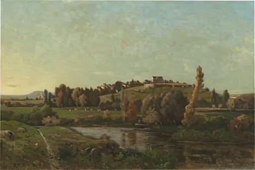 Landscape in Auvergne