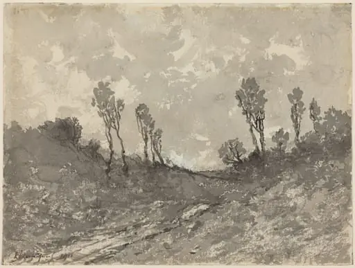 Road at Hérisson, by Henri-Joseph Harpignies