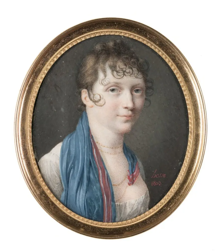 Unknown woman, by Henri-Joseph Hesse