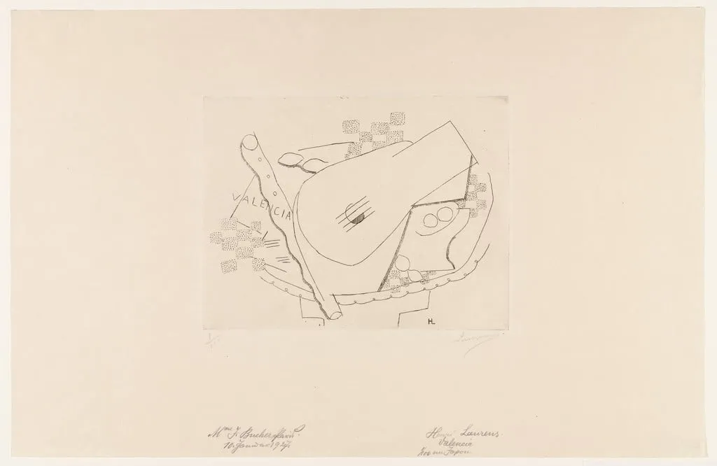 Untitled, by Henri Laurens, ink, 1927