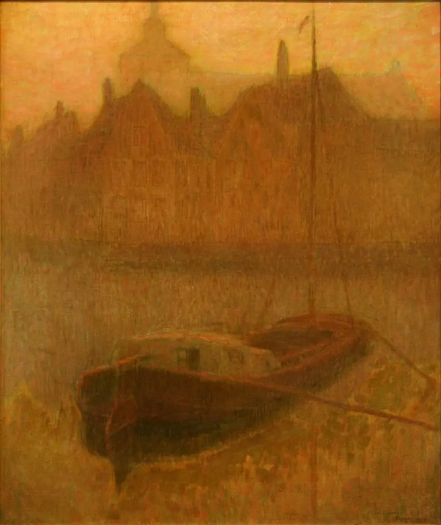 Boat on the Canal (Morning)