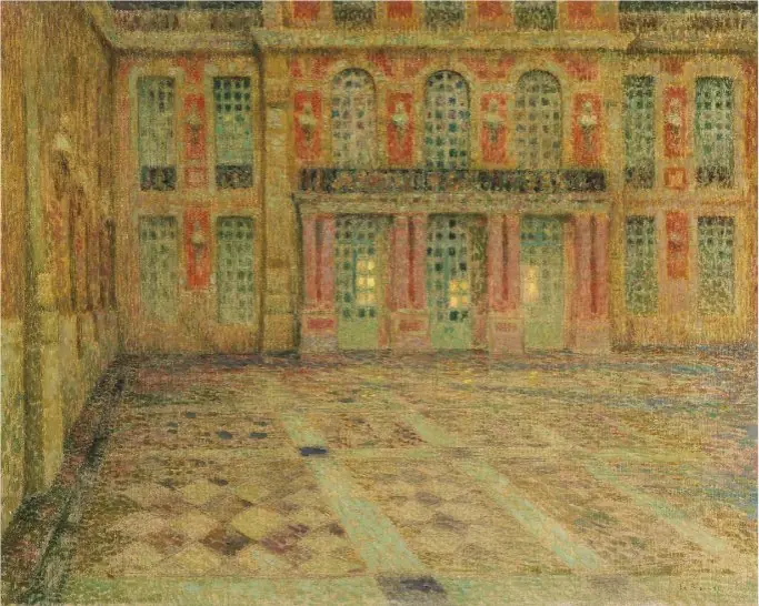 Versailles: Cour d'Honneur, by Henri Le Sidaner