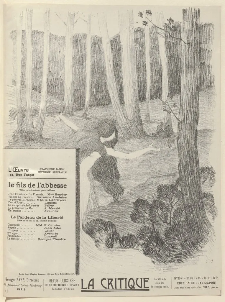Untitled, by Henri Lebasque, ink, 1897