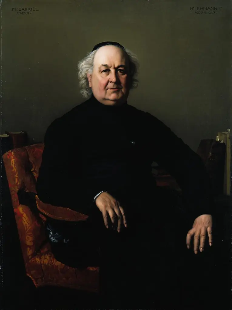 Jean Louis Gabriel, Rector of Saint Merri, by Henri Lehmann