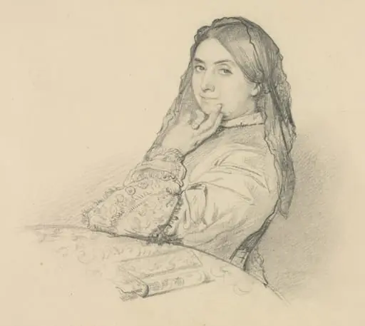 Portrait of his Mother, by Henri Lehmann
