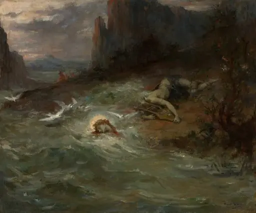 The Death of Orpheus, by Henri Leopold Levy