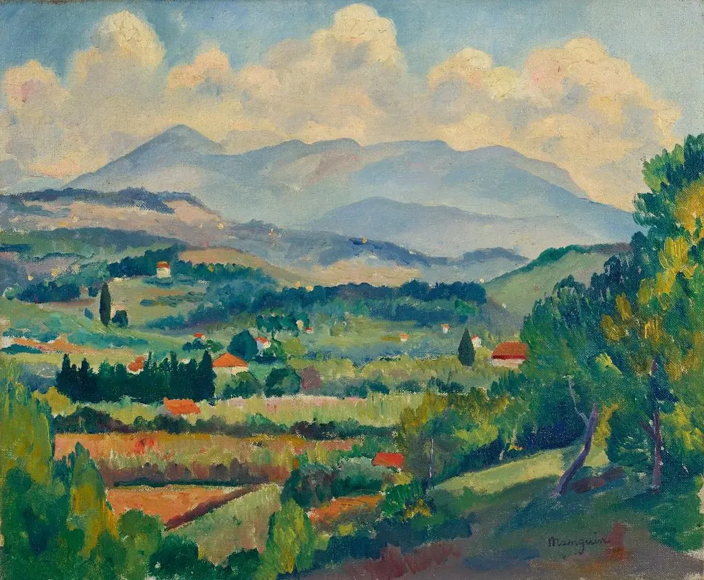 Paysage à Sanary, by Henri Manguin
