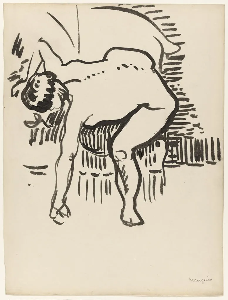 Untitled, by Henri Manguin, ink, 1906