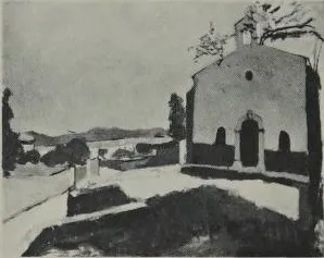 Chapel of Saint Joseph, Saint-Tropez, by Henri Matisse, oil, 1904