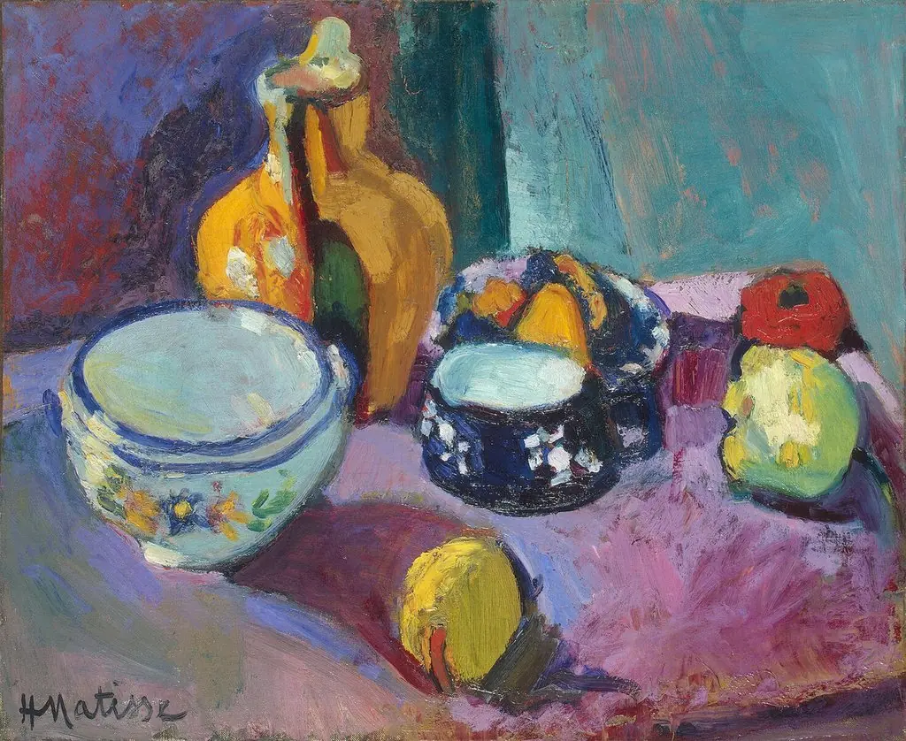 Dishes and Fruit, by Henri Matisse
