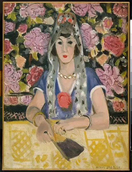 Espagnole: Harmonie en bleu (Spanish Woman: Harmony in Blue), by Henri Matisse