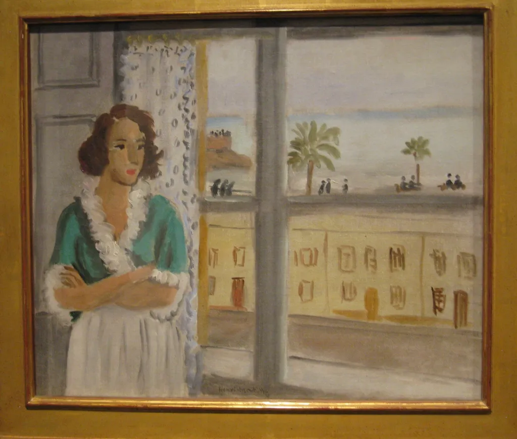Girl by a Window, by Henri Matisse, oil, 1921