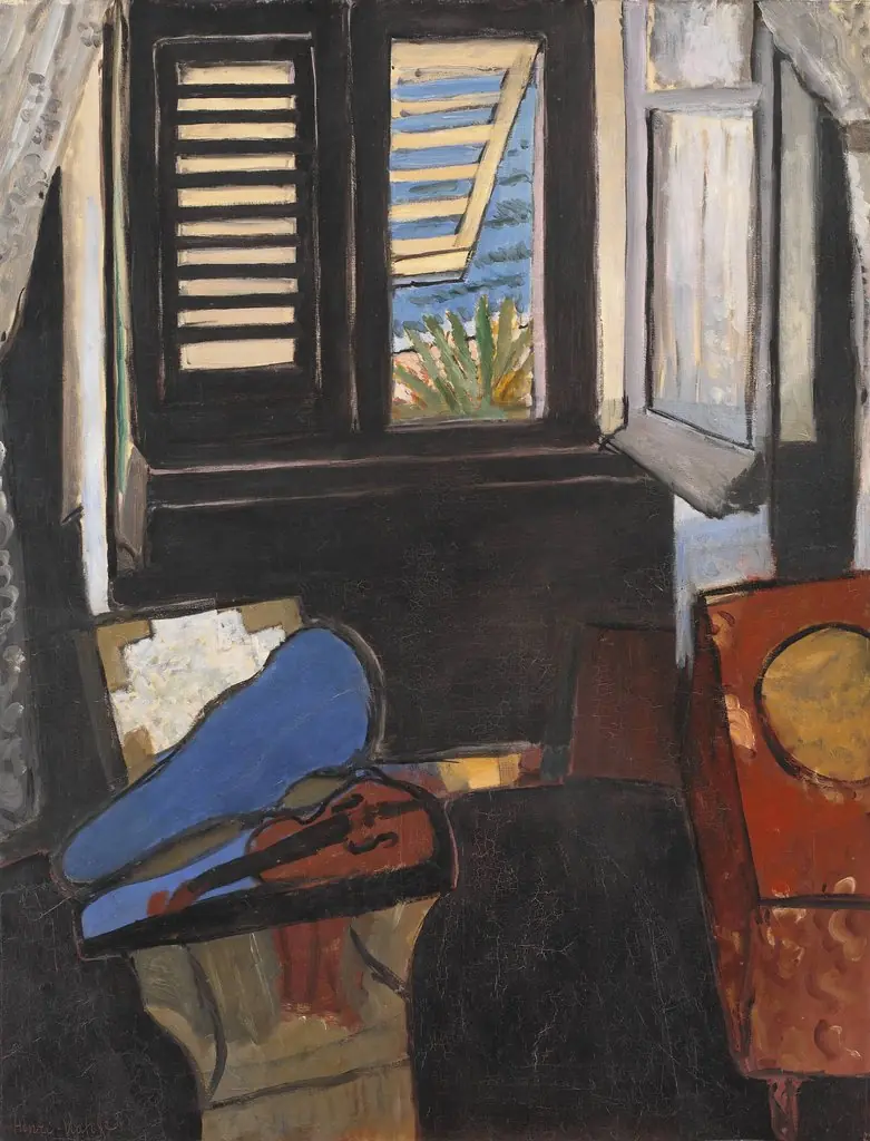 Interior with a Violin, by Henri Matisse