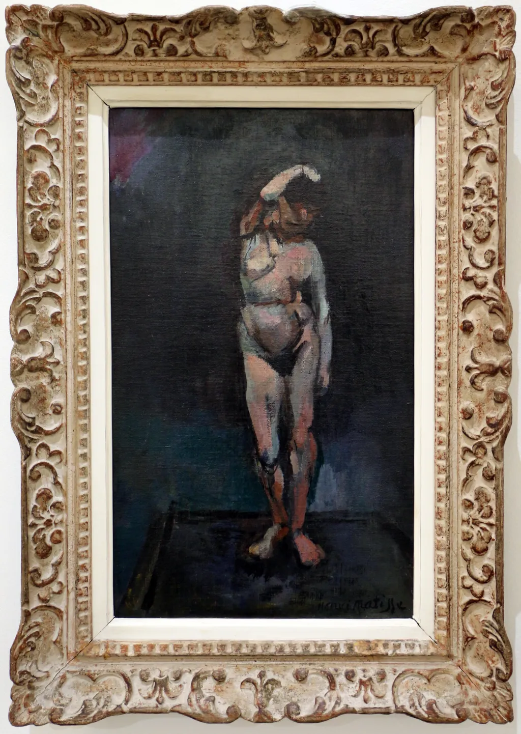 Le modèle, by Henri Matisse, oil, 1901