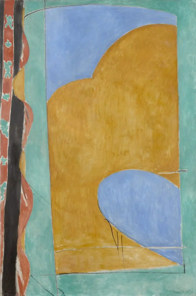 Le rideau jaune, by Henri Matisse