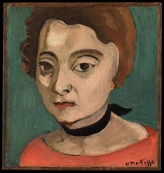 Marguerite with Black Velvet Ribbon, by Henri Matisse, 1916