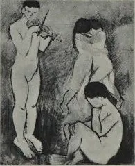 Music (Sketch), by Henri Matisse, unspecified, 1907