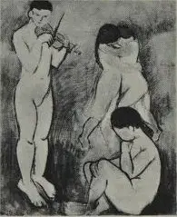 Music (Sketch), by Henri Matisse, 1907