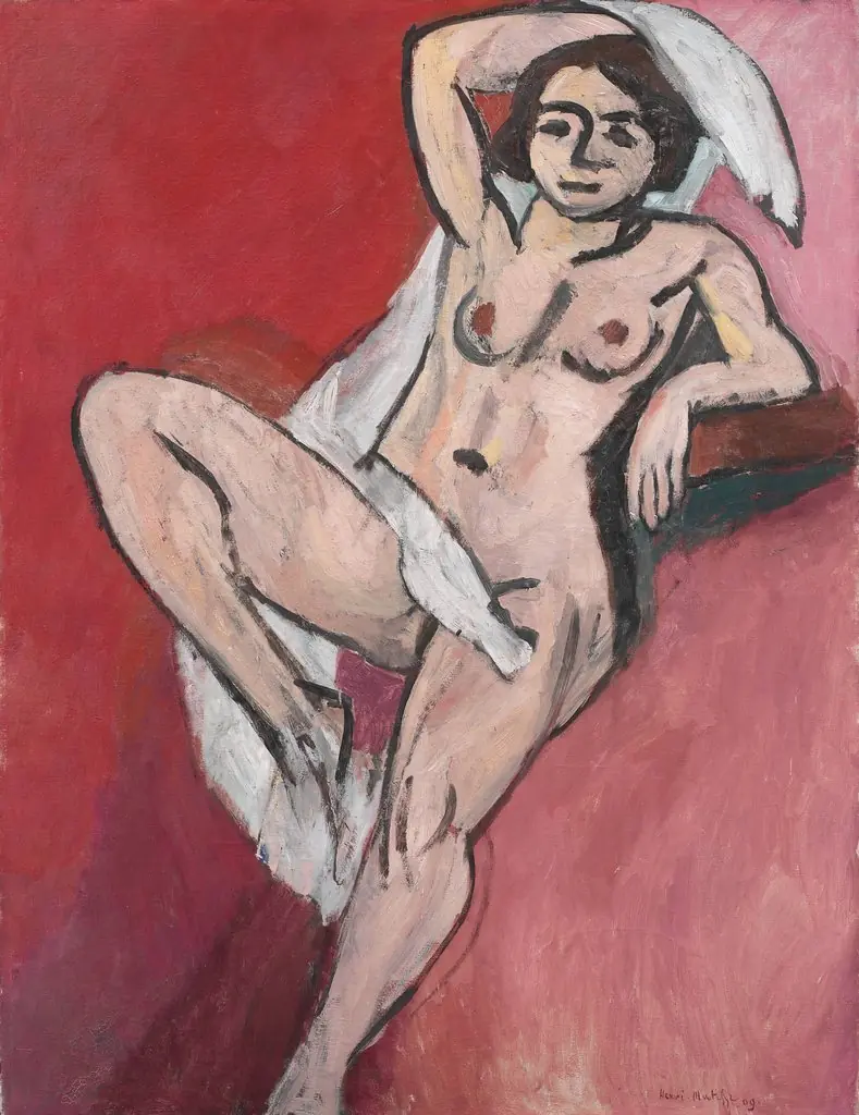 Nude with a White Scarf, by Henri Matisse