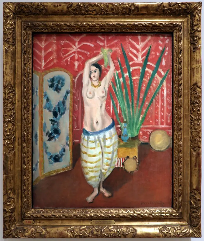 Odalisque with a Screen, by Henri Matisse