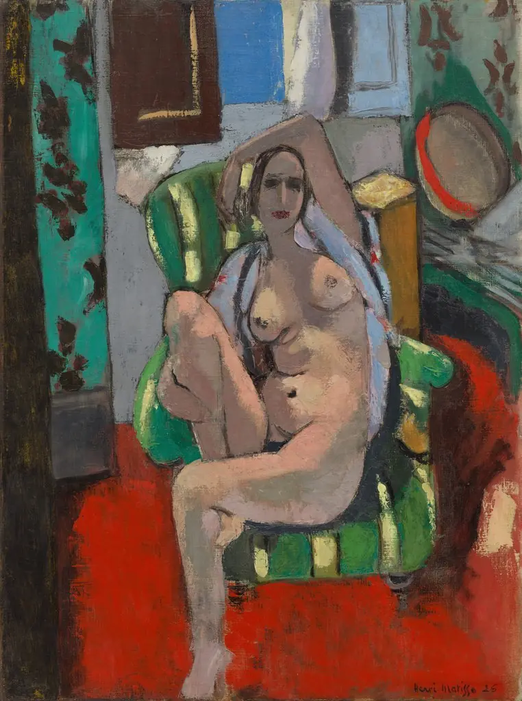 Odalisque with a Tambourine, by Henri Matisse