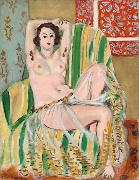 Odalisque with Raised Arms, by Henri Matisse