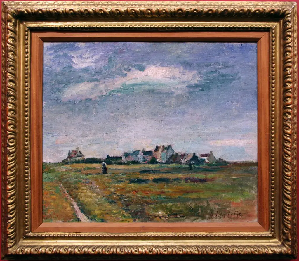 Paisagem da Bretanha (Village Breton Belle-Île), by Henri Matisse