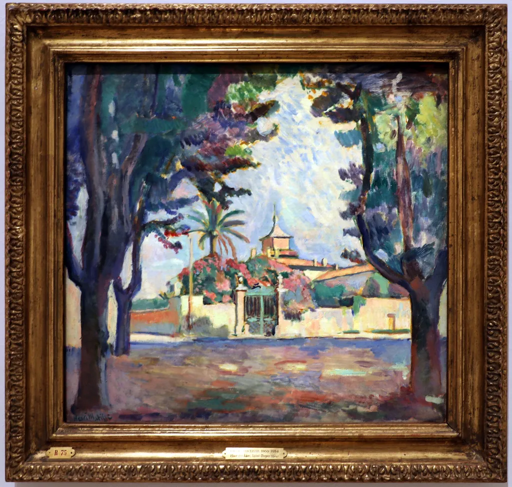 Place des Lices, Saint-Tropez, by Henri Matisse, oil, 1904