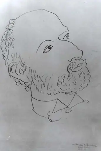 Portret de bărbat, by Henri Matisse