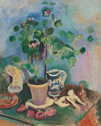 Still Life with Geranium, by Henri Matisse