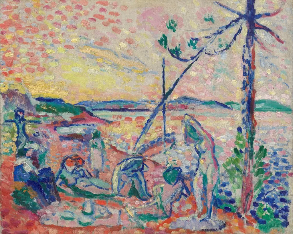 Study for "Luxe calme et volupté", by Henri Matisse