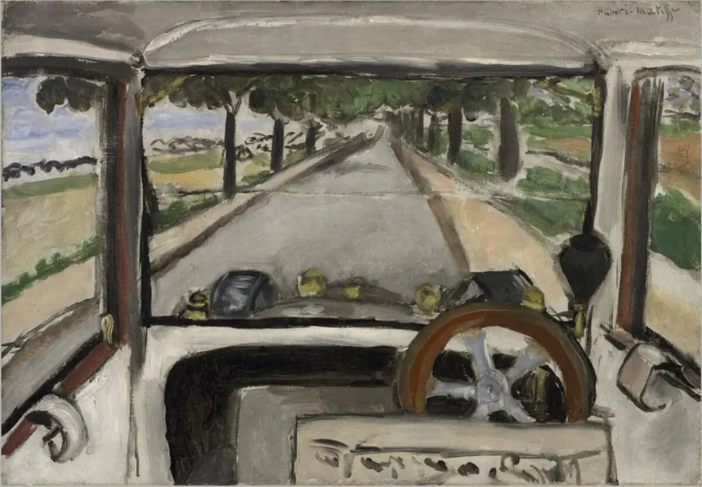 The Windshield, On the Road to Villacoublay, by Henri Matisse, 1917